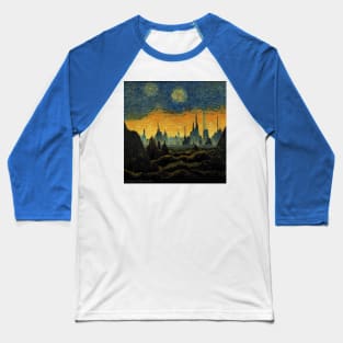 Starry Night in Kashyyyk Baseball T-Shirt